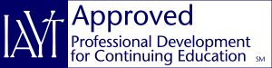 International Association of Yoga Therapists approved provider professional development for continuing education badge